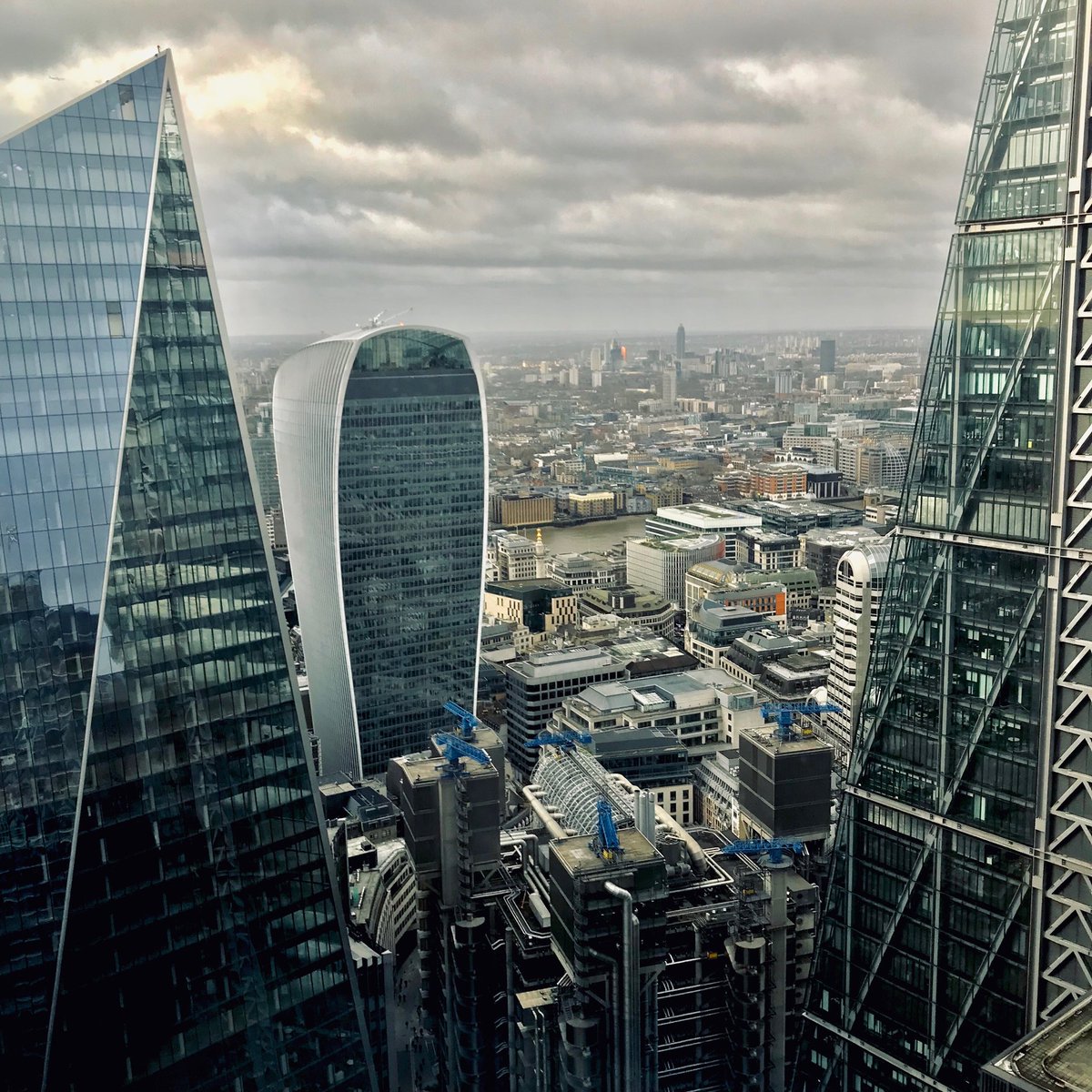 Only about 50 minutes from #Brenchley (depending on how fast the lift down is). #TheGherkin #TheCity #London #SkyGarden #CheeseGrater #airbnb #visitkent #LondonBridge #30StMarysAxe #offsite #strategymeeting