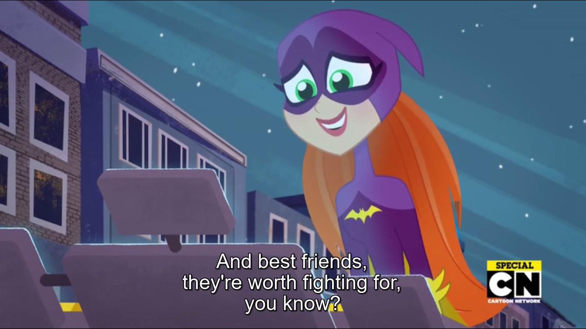 すてけんstinken マイリトルポニーs2e02のトワイライトのセリフ Friendship Isn T Always Easy But There S No Doubt It S Worth Fighting For と同じような事を言ってるバットガール 声優は同じタラ ストロングさん T Co Lvb5u4lego