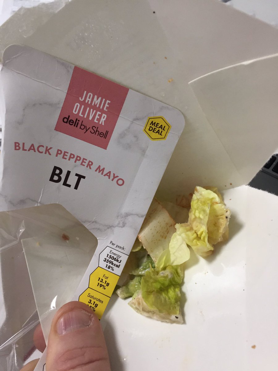 BTL without the lettuce not sure this represents the ture quality of Jamie Oilver food  but this is what happens when someone uses your name. Brown / Yellow lettuce new one to me. <a href="/jamieoliver/">Jamie Oliver</a> <a href="/Shell/">Shell</a> disappointed