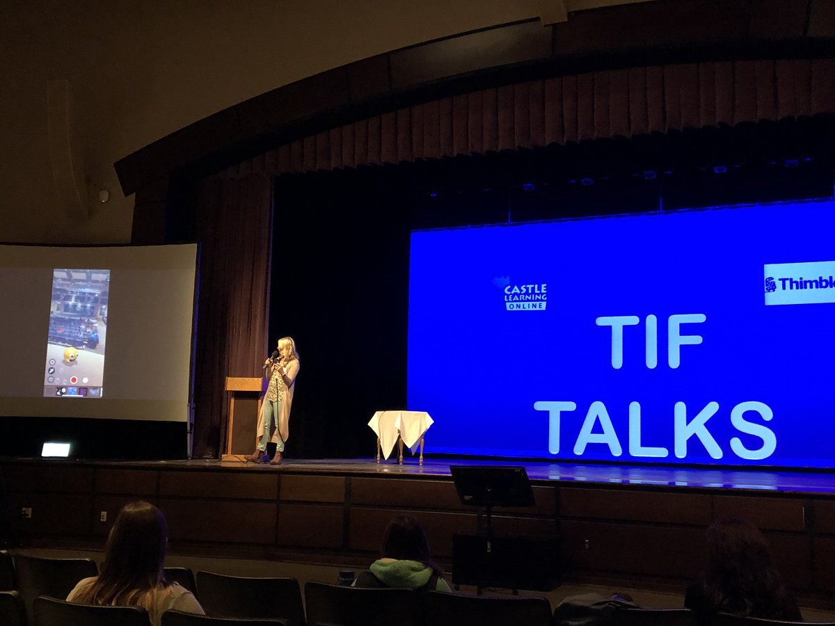 JoiNTech914's tweet image. ...and #tiftalks19 begins with a #SparkTalk by @holler4edtech sharing @FigmentAR and those fabulous portals