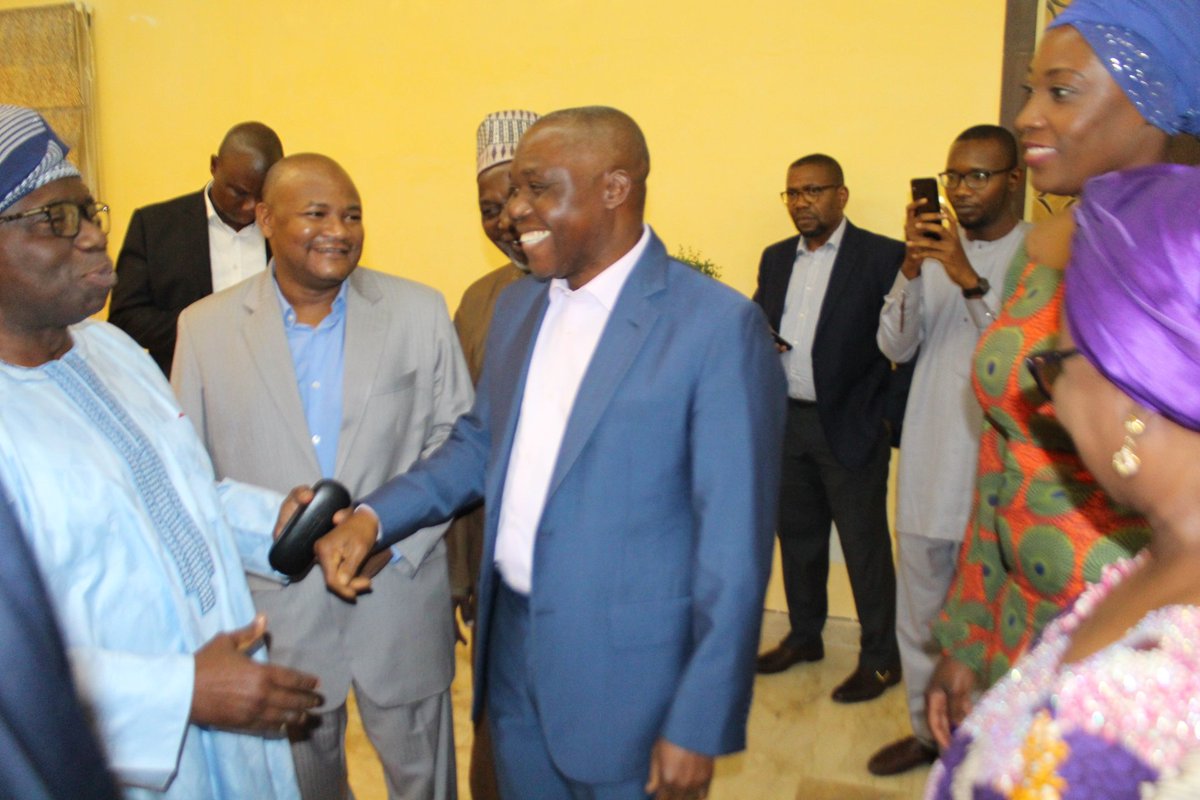 CHRNaija's tweet photo. National Advocates for Health hosted Nigeria’s Minister of Health Prof @IsaacFAdewole to a strategic advocacy dinner on Tue 12th Mar 2019 in Abuja. The meeting unveiled a framework to strengthen accountability and transparency for the Basic Health Care Provision Fund &amp; @theGFF https://t.co/V24Va1LiGm