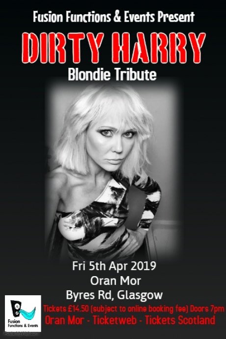 BLONDIE FANS!! <a href="/DirtyHarryMusic/">Dirty Harry</a> coming to <a href="/OranMorGlasgow/">Òran Mór</a> on 5th Apr! Tickets selling fast. Get yours here >> ticketweb.uk/event/dirty-ha… <a href="/WhatsOnGlasgow/">What's On Glasgow</a> <a href="/WhatsOnRen/">What's On Renfrewshire</a> <a href="/WhatsOnNetwork/">What's On Network</a> <a href="/GlasgowWEToday/">Glasgow West End Today</a>