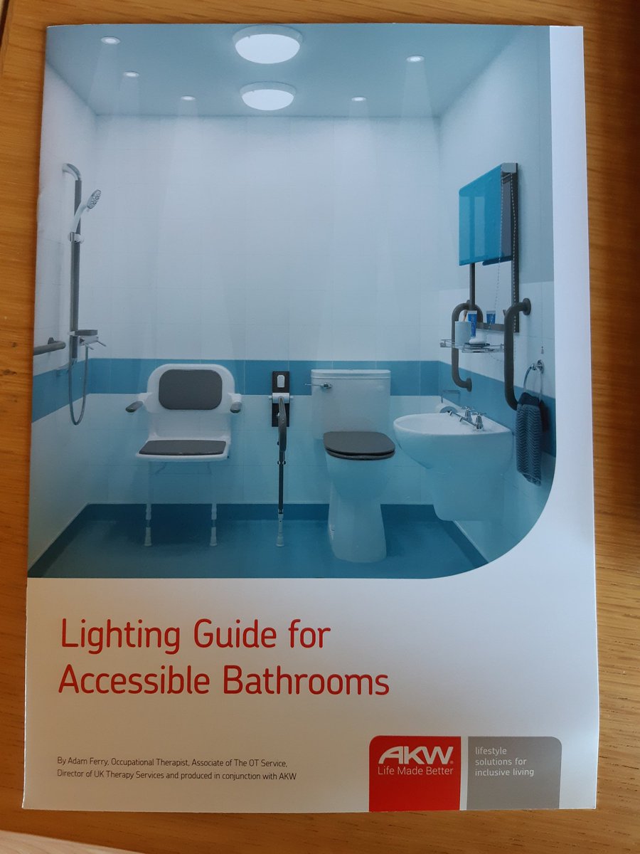 AdamFerry3's tweet photo. Love the new @AKWcares lighting guide. Images so clearly demonstrate the benefit of task lighting. @theotservice thoroughly enjoy providing consultancy to a company that takes such pride in it's ability to support our clients independence in practical ways. https://t.co/m7a9sx2LtF