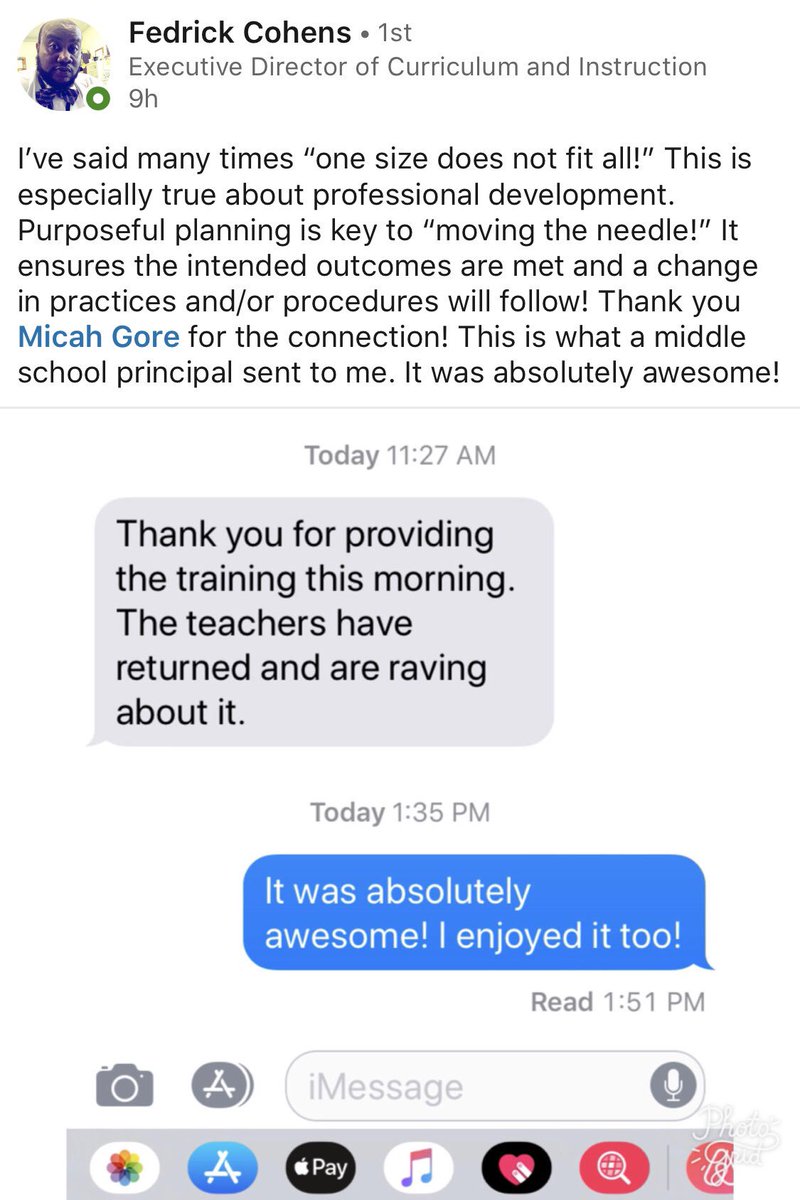 I love it when teachers and admin have meaningful experiences through attending our professional learning especially when our CEO @jamesburnett69 is the presenter! Thank you <a href="/CohensFedrick/">MrCohens</a> for being an exceptional leader and host. Thanks @AdmorrisORIGO for putting this together.