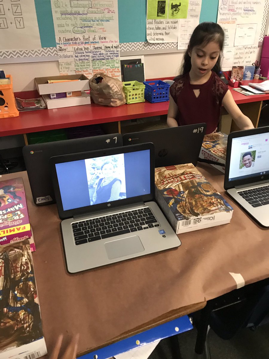 DrRhondaJWebb's tweet photo. Ss are creating #mixedmedia busts of the topic of their #BlackHistoryMonth research projects. Ss also created #GoogleSlides presentations with their research to show knowledge of #textfeatures. Presentations will be available via #qrcodes. #aplusNC #APlusSchool https://t.co/qKO59meit8
