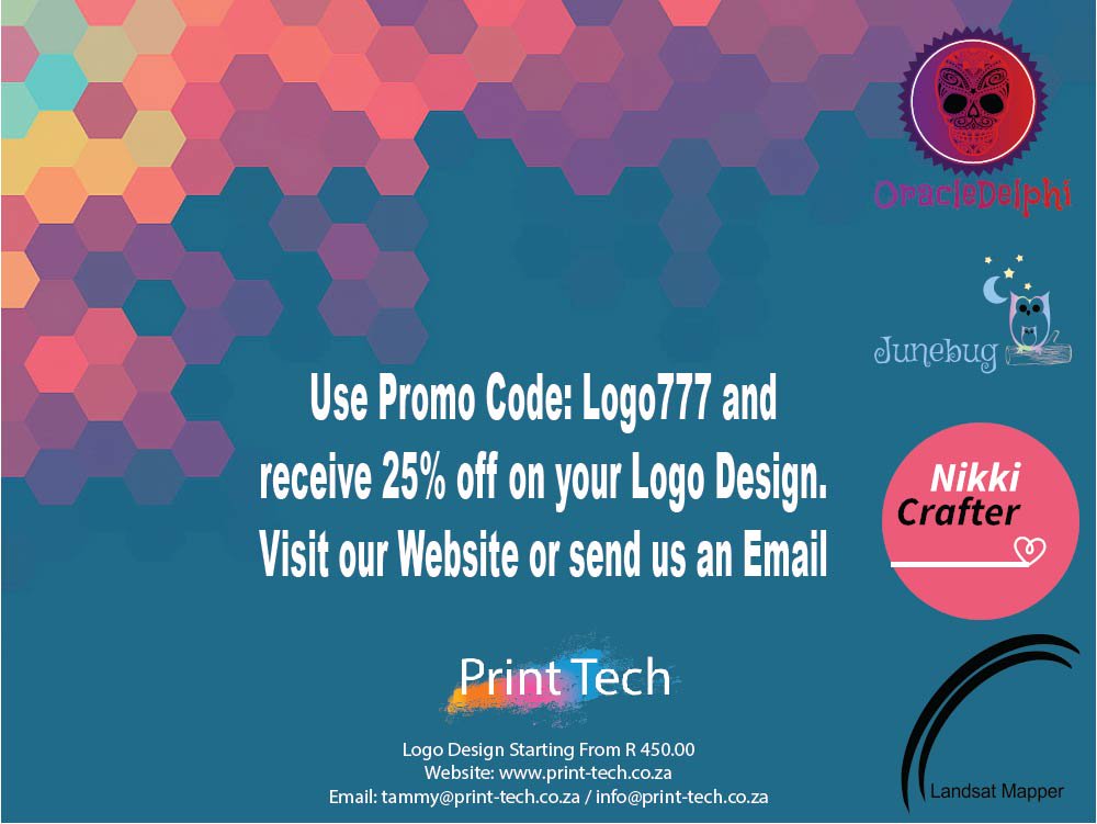 PrintTechDesign's tweet image. Logo Design Starting from R 450.00. Send us an Email using Promo Code:  Logo777 and receive a 25% Discount off your Logo Design. Email Address:  sales@print-tech.co.za