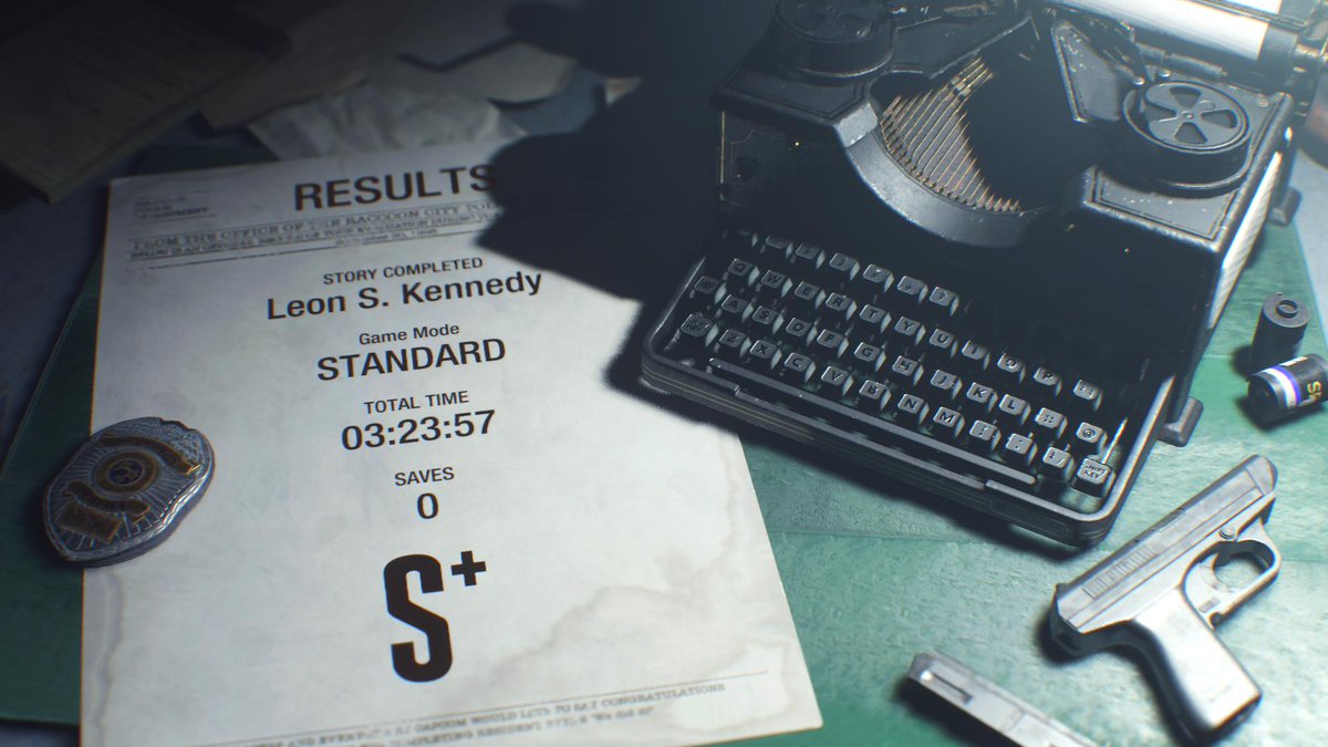 Sixxthefox's tweet image. My first #Leon #SpeedRun to unlock the ∞ #SamuraiEdge !!! #ResidentEvil #Zombies #Biohazard #LeonSKennedy #RESIDENTEVIL2 #XboxShare