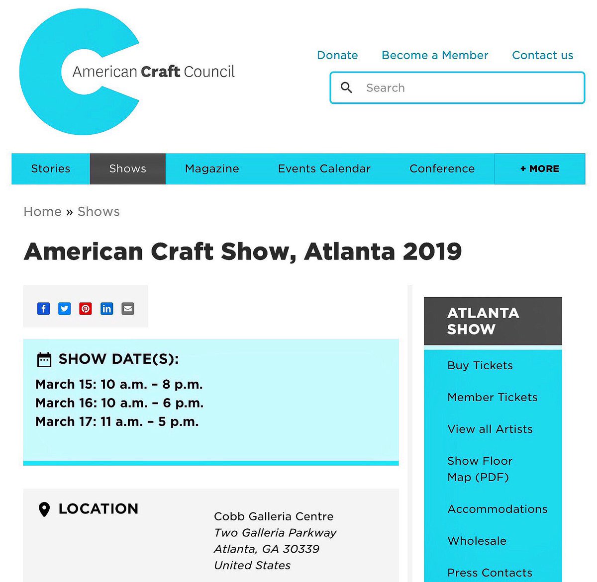 deanevbowers's tweet photo. Hey Atlanta Friends! I am in town for the @craftcouncil Show and would love to see you. Let me know if you would like tickets! #artists #artwork #atlantaga #atlantaart #handcrafted #craftprofessional #artshow #artforsale #uniqueart #uniquegifts #homedecor #artforthehome https://t.co/rjFQOPSUKi