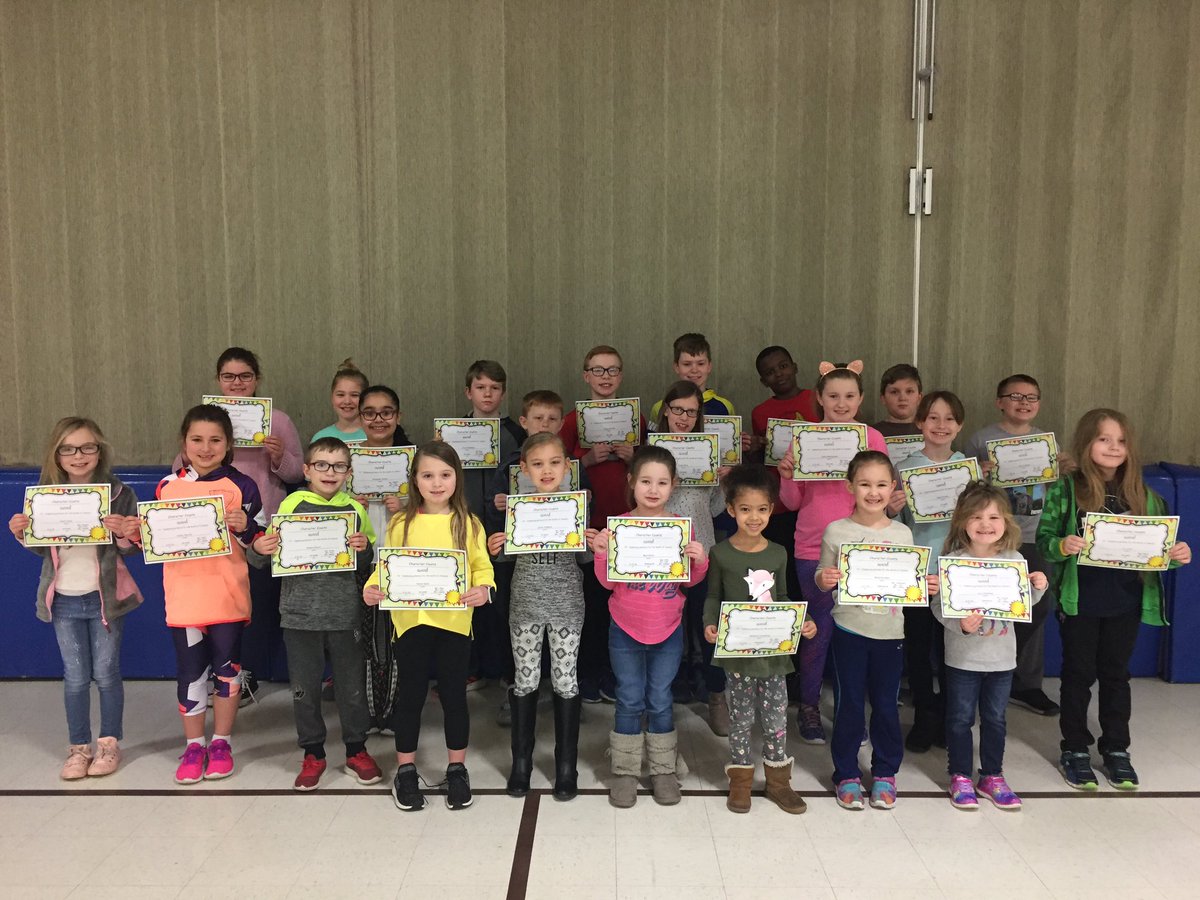 TheRedbirdChirp's tweet image. Character Counts winners for demonstrating patience during the month of January.  Extremely proud of these students.