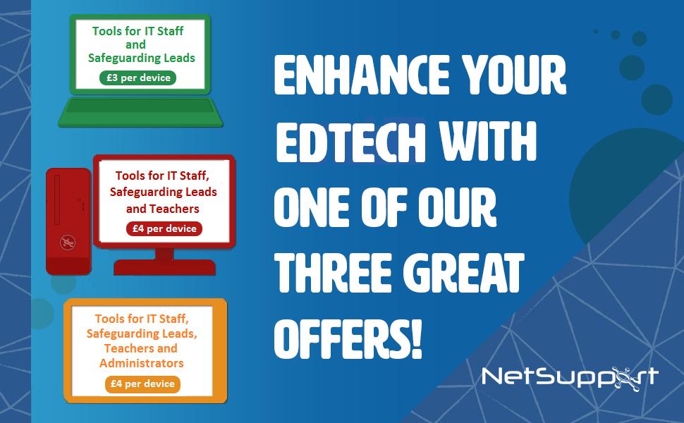 NetSupportGroup's tweet photo. Check out our super Spring offers! But hurry, you've only got until Friday 22nd March... Learn more here https://t.co/ZFJCGiR0Nu #NetSupportDNA #NetSupportNotify #NetSupportSchool #edtech #teaching #learning #safeguarding #ITmanagement https://t.co/naYv5vT8zI