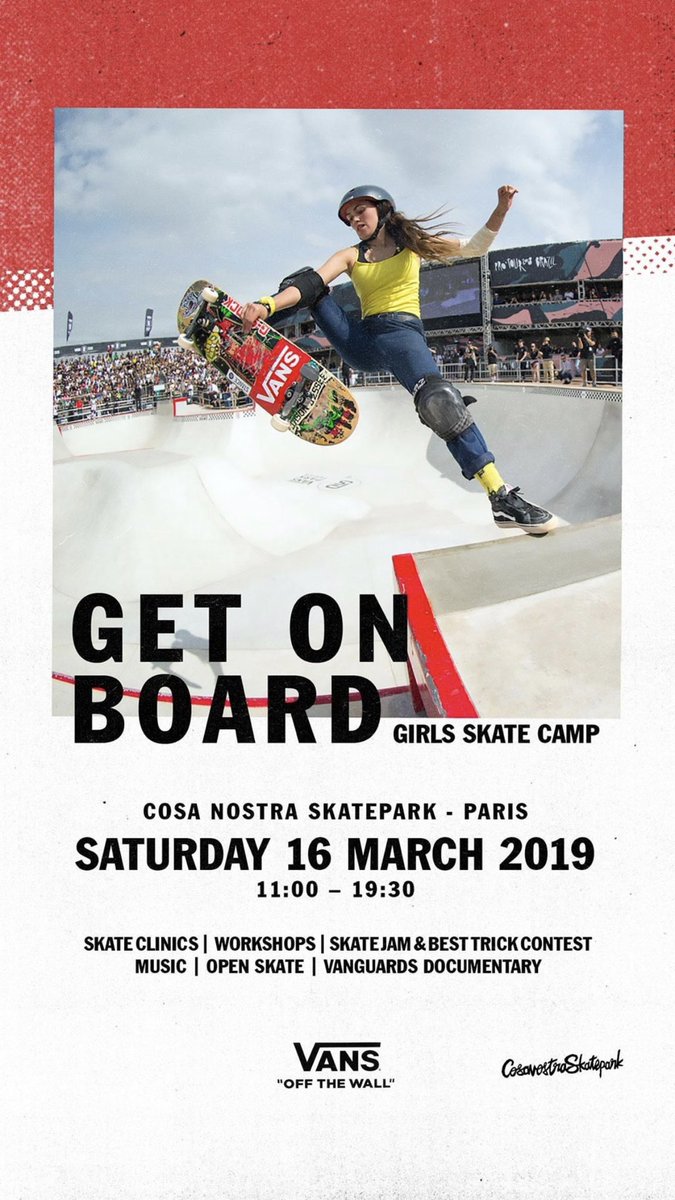 agence black lemon (@ablacklemon) on Twitter photo Notre lancement du Girls Skate Camp de <a href="/VANS_Europe/">VANS Europe</a> au Cosa Nostra Skate Park c’est samedi ! #GetOnBoard #Vans #GirlsSkateCamp Notre lancement du Girls Skate Camp de <a href="/VANS_Europe/">VANS Europe</a> au Cosa Nostra Skate Park c’est samedi ! #GetOnBoard #Vans #GirlsSkateCamp