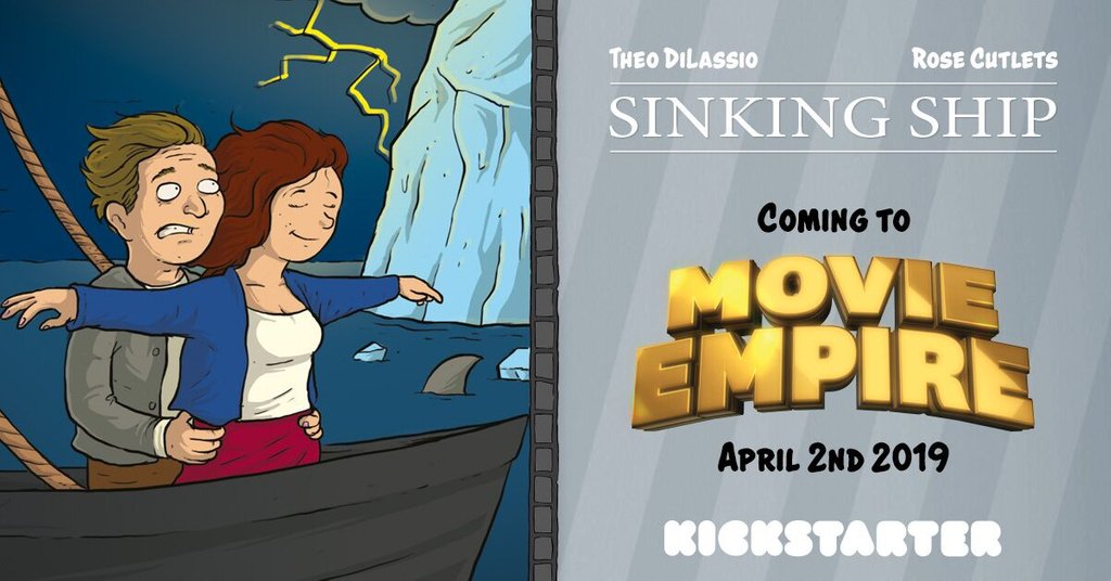 StimulusGames's tweet image. #MovieEmpire is coming back! This is no shinking ship, it is gonna be a successful KS. April 2nd is coming #SaveTheDate