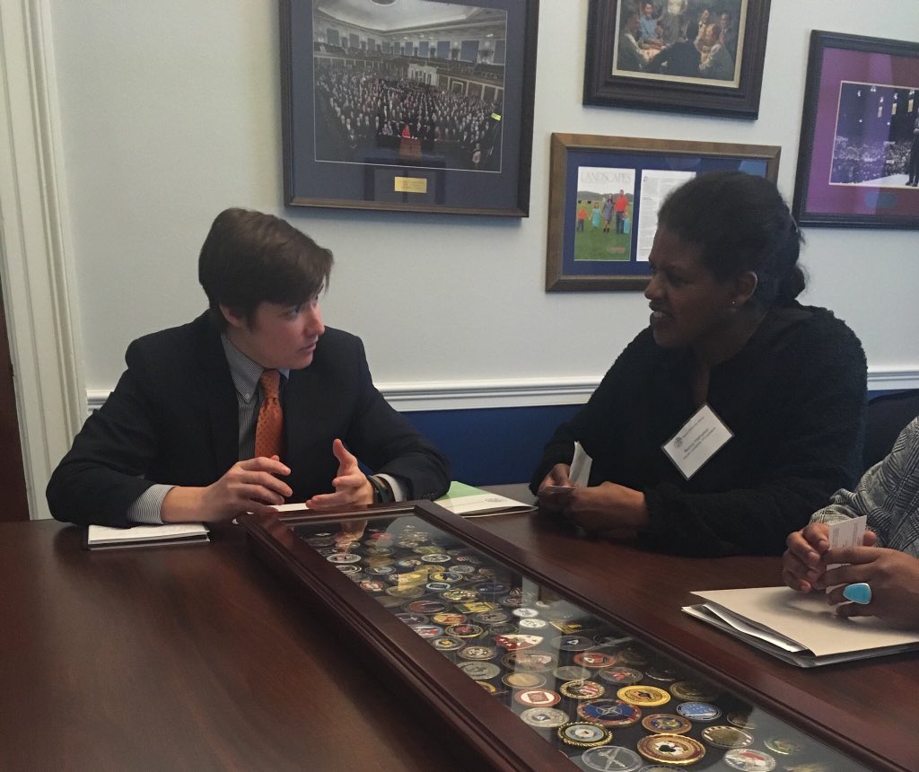 XULA_CCE's tweet photo. Thank you to @RepAbraham’s office and Legislative Assistant Heinz Kaiser for meeting with us to discuss the importance of #humanities funding for Louisiana. We look forward to your support. @HumanitiesAll @XULA1925 #XUCCE #HAD19 https://t.co/Bk4lRLmdni