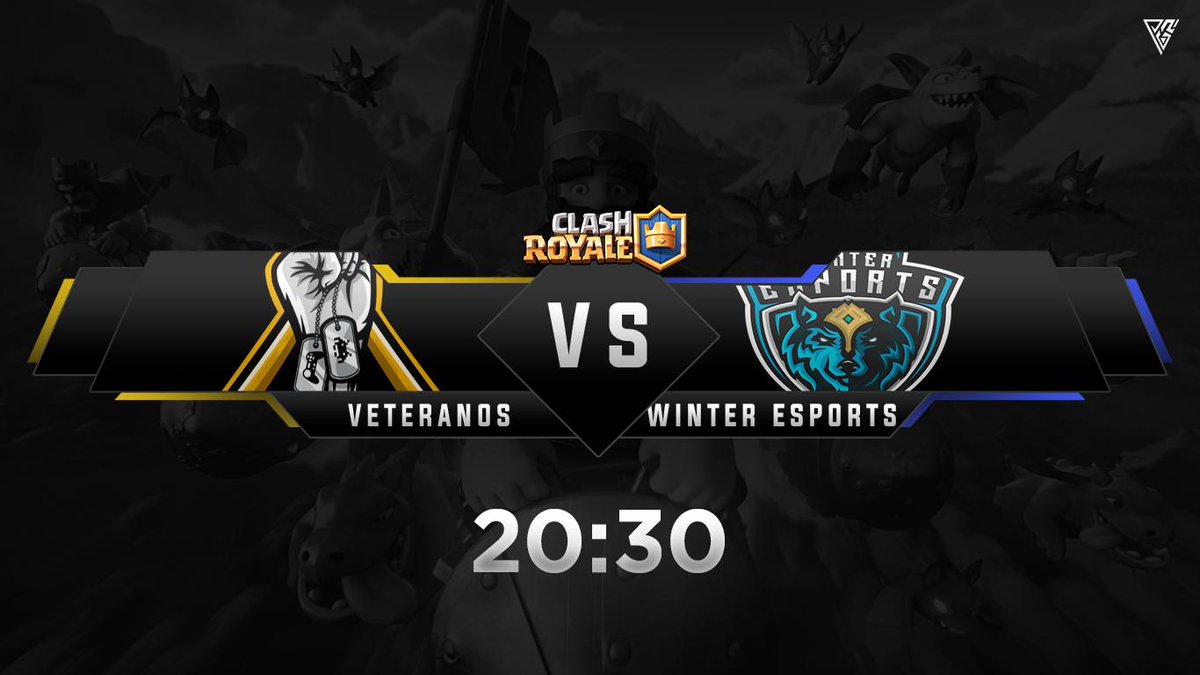 #ClashRoyale | Bueno, bueno. Ya estamos CASI a mitad de semana...
En fin, hoy jugamos, también... 

🏆 <a href="/Alliance1League/">Alliance League</a> 
🆚 <a href="/WinterEsportsES/">Winter Esports</a> 
🕙 20:30

¡GL!