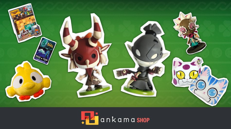 Krosmaster_EN's tweet photo. For Saint Potrick's Day, run to Ankama Shop for a special sale: the  fuller your cart, the more gifts you'll receive, up to an XL figurine! 
Available until March 17th: https://t.co/JwavJJQzAt https://t.co/ALgKa3hkfr