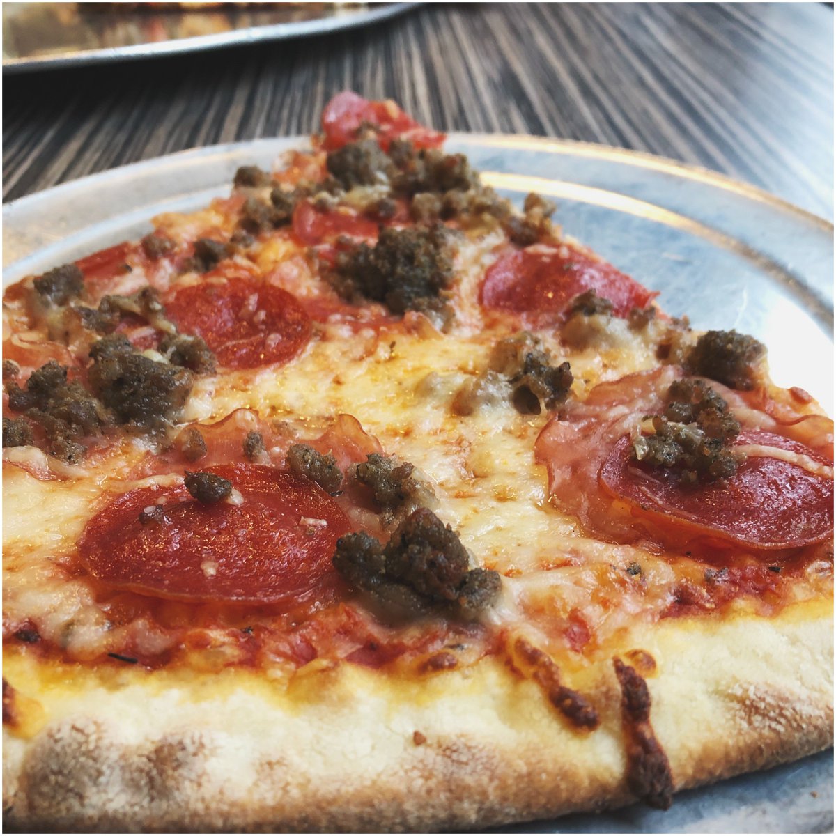 piepushers's tweet photo. meat, meat, meat, and then... more meat.  It’s also big.  🍖🥩🍕 #thebigmeaty #yum #comegrabaslice #takingcallins #pickupordelivery #bullcitypizza https://t.co/l1MyalsNhn
