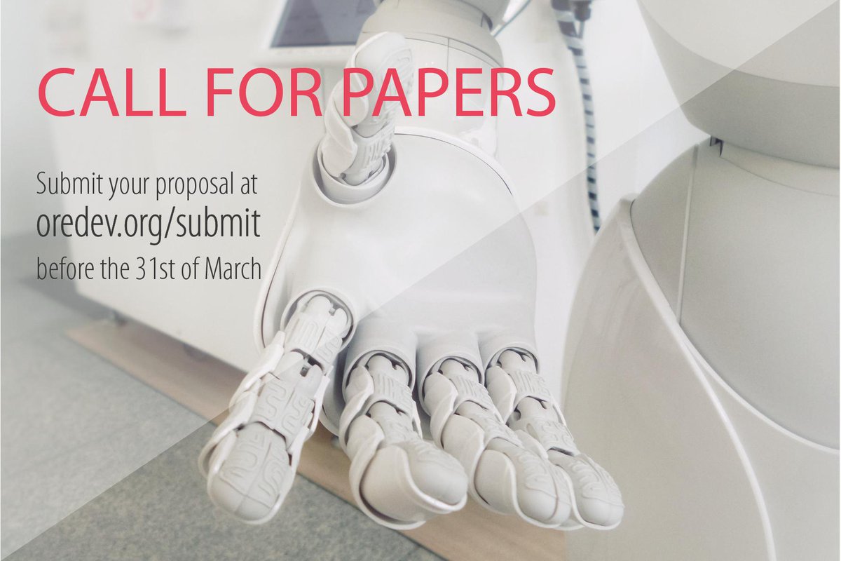 oredev's tweet image. Do you know someone whose thoughts on #AIDrivenDevelopment or #SmartSpaces deserve to be heard by hundreds? 🗣 Are you an expert on #blockchain or #DigitalTwins yourself? Submit your proposals at oredev.org/submit, we&apos;d love to take a look! 👀