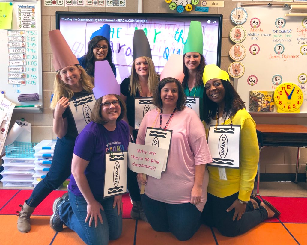 Lauren Ballard (@lt_ballard) on Twitter photo These crayons never quit!🎉🖍📚 #TheDayTheCrayonsQuit #CharacterDressUpDay #UltimateLearningExperience #SecondGradeRocks <a href="/MabletonES/">MabletonElementary</a> These crayons never quit!🎉🖍📚 #TheDayTheCrayonsQuit #CharacterDressUpDay #UltimateLearningExperience #SecondGradeRocks <a href="/MabletonES/">MabletonElementary</a>