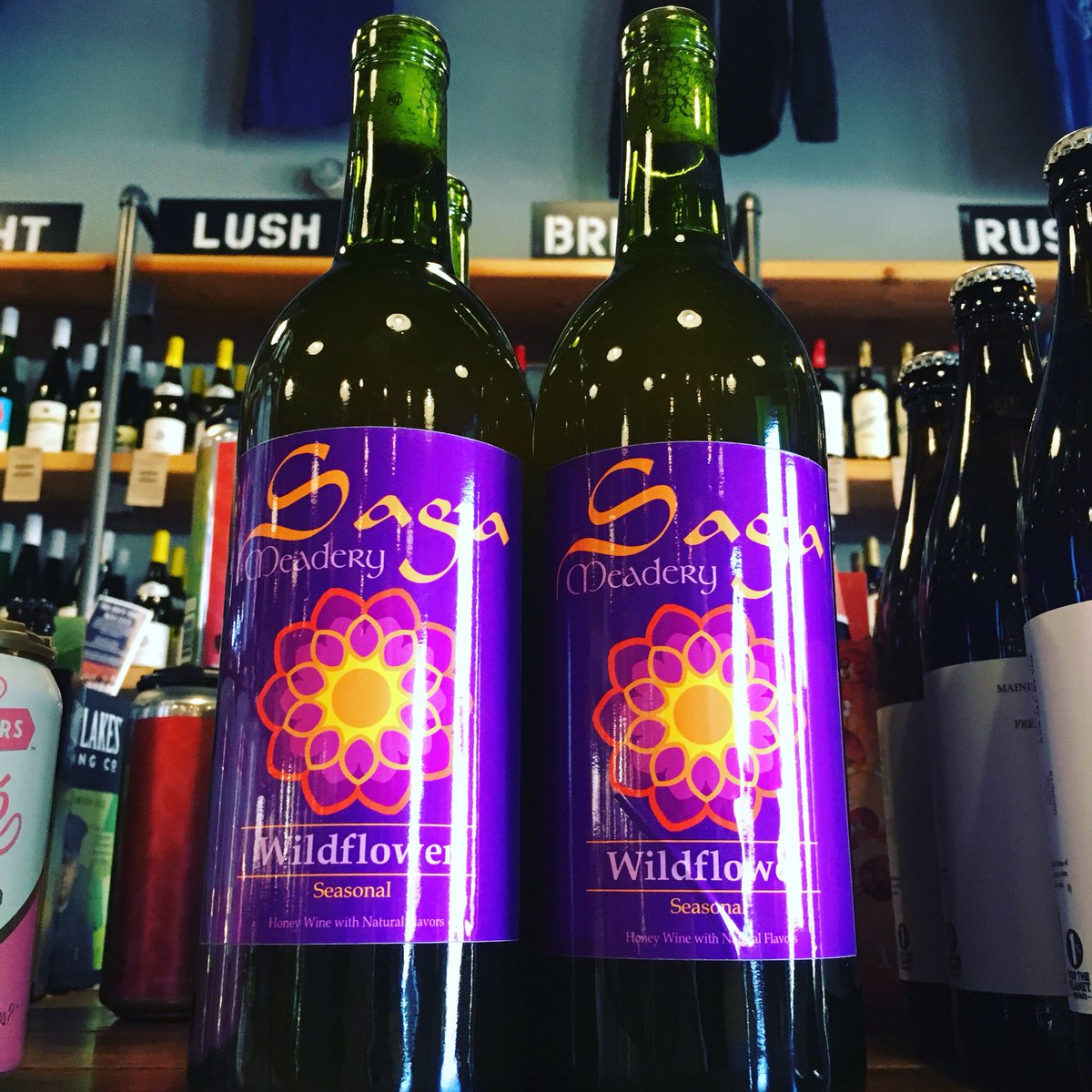 Delicious Wildflower Mead from <a href="/SagaMeadery/">Saga Meadery</a>! #sagameadery #sagamead #arlingtonva #localmead