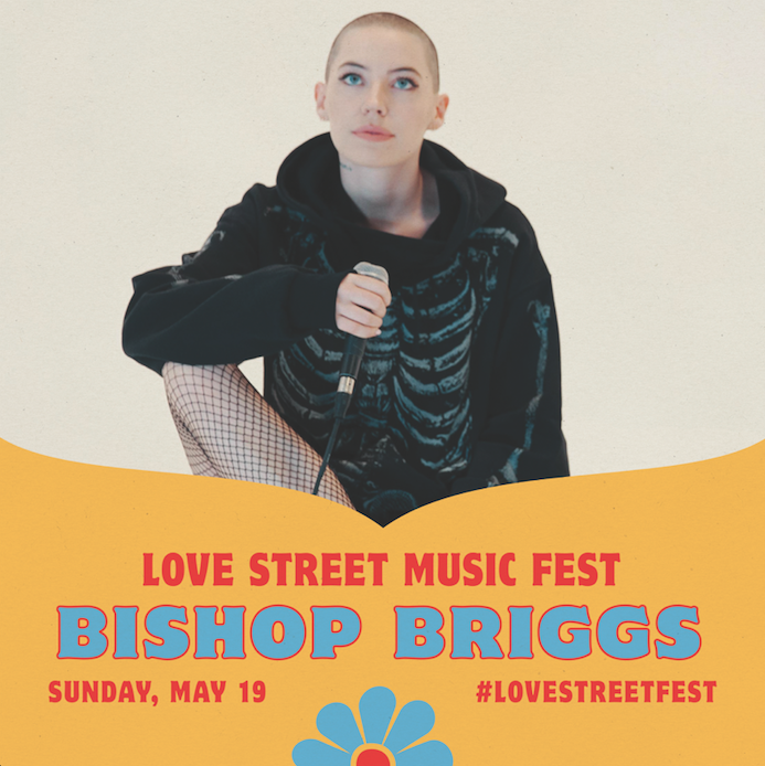 Spunepro's tweet photo. 🌼 #LoveStreetFest by @karbachbrewing features @thatgirlbishop!
🎟 https://t.co/Y4bYw3twis
The powerful vocals of Scottish-born singer/songwriter Bishop Briggs transcends the limitations of singular genres, blending folk, pop and electronic music into a wholly unique sound. https://t.co/eQXDQBJh9u