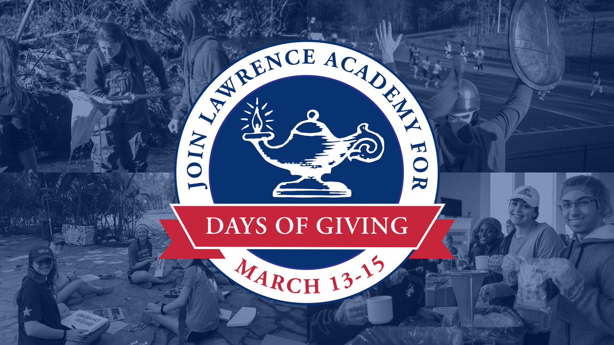lawrenceacademy's tweet photo. We've met our first milestone of 100 gifts for our #DaysofGiving; unlocking an anonymous challenge of $50 for every donation. AND the generous donor has agreed to KEEP ON MATCHING, so all of you should KEEP ON GIVING! #GivingEqualsLearning Give here: https://t.co/9ePPnLlM8n https://t.co/dhtegnJWYM