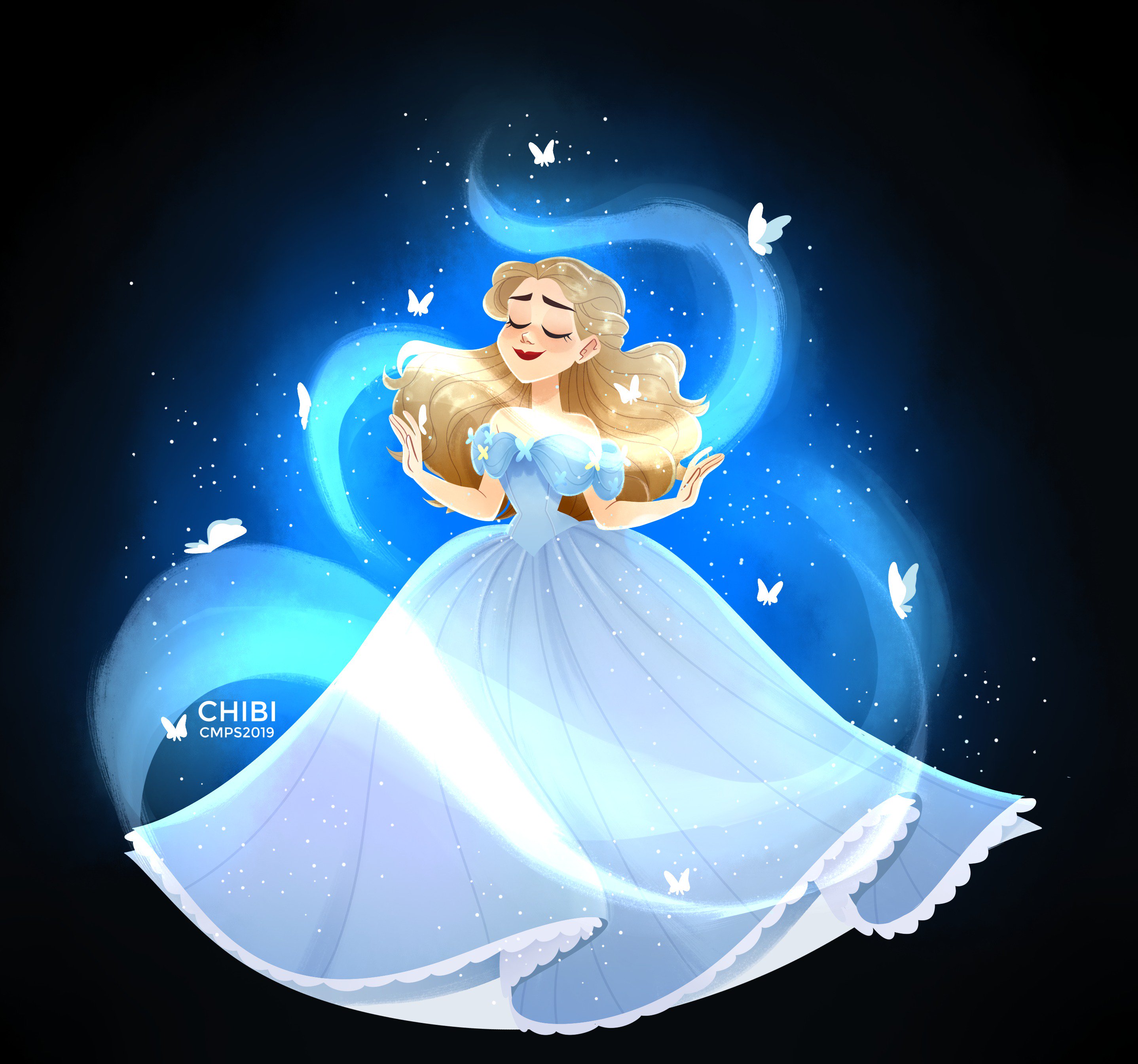 【新品未開封】Cinderella illustration by XL DISNEY CINDERELLA Sericel Animation Art Serigraph Cel 11
