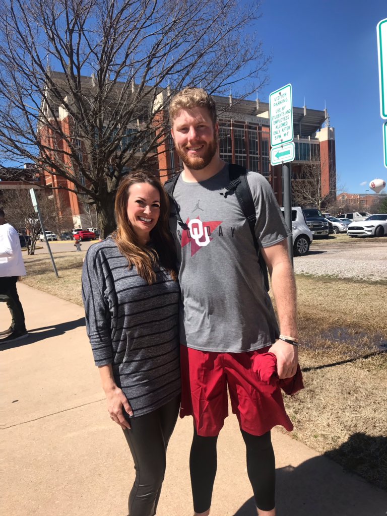 Great job today <a href="/CMeier45/">Carson Meier</a> !! Outstanding work in front of a huge NFL crowd. Very proud! #Sooners #KMMFam #NFLDraft2019