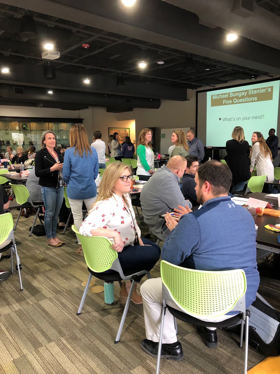 ANOTHER exciting day of highly engaging professional learning in ⁦@FCSchoolsGA⁩ with amazing ⁦@annghoffman⁩ who is teaching about 100 school teachers & leaders how to peer coach! #ForsythTandL Thanks to our community partners ⁦@SERVPRO⁩ in Forsyth for hosting!