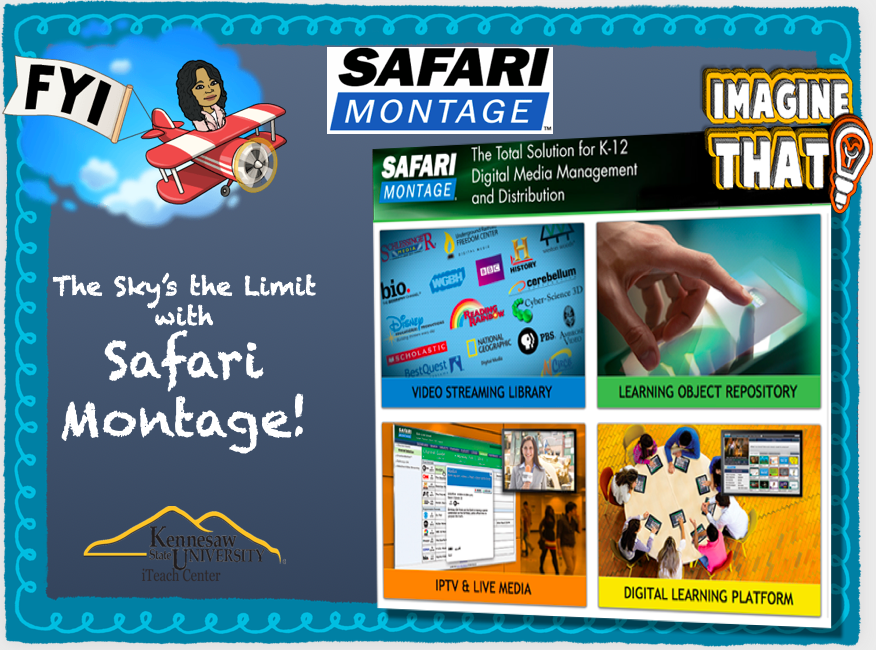 Sky's the Limit with Safari Montage! Check out this cool poster:
<a href="/ksuiteach/">iTeach Innovations</a>
#PersonalizedLearning 
#personalizeFCS 
<a href="/fultonitdept/">Mindy Ramon</a> 
<a href="/SAFARIMontage/">SAFARI Montage</a>