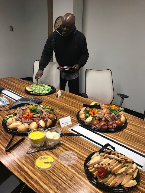 NatTaxSearch's tweet photo. Celebrating St. Patrick's Day at NTS. Corned beef lunch from Unforgettable Edibles a local &amp; women owned business!  #stpatricksday #lunch #womenownedbusinesses #teambuilding https://t.co/sXh1eJ6jRf