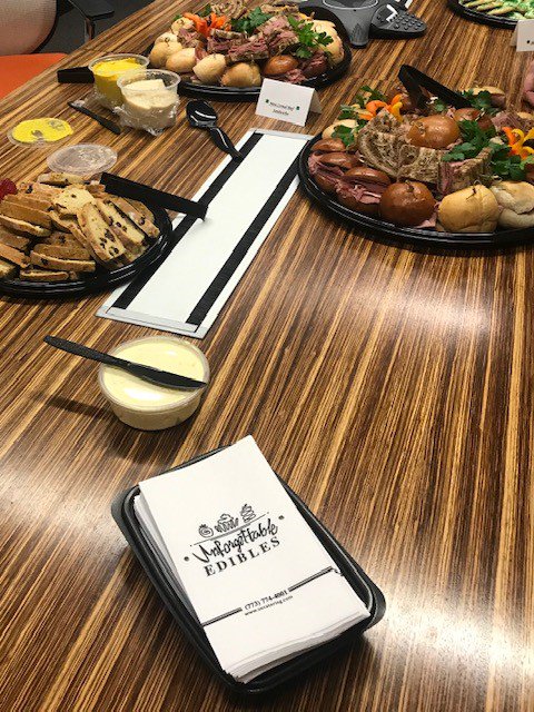 NatTaxSearch's tweet photo. Celebrating St. Patrick's Day at NTS. Corned beef lunch from Unforgettable Edibles a local &amp; women owned business!  #stpatricksday #lunch #womenownedbusinesses #teambuilding https://t.co/sXh1eJ6jRf