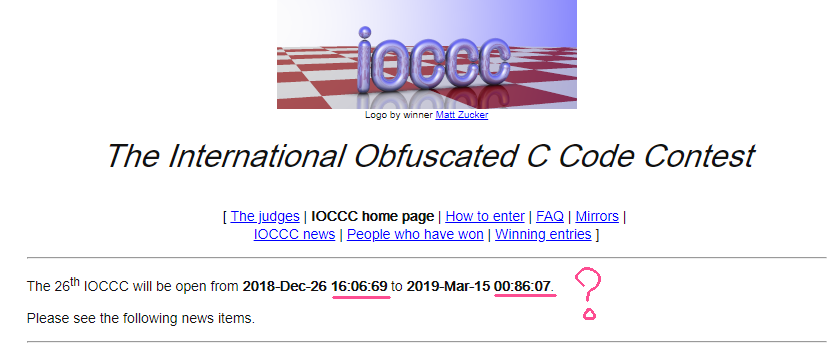 Sosowski's tweet photo. I love the @ioccc website https://t.co/oJPgkqN9no