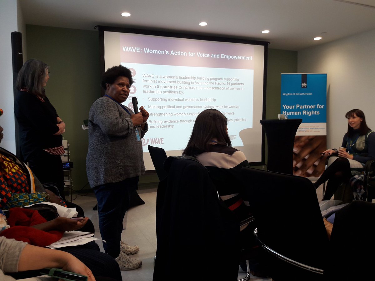 StephySarp's tweet photo. 1st session underway #Womensleadership #politicalleadership #flowside #dutchmission #csw2019 @Solidaridad_wa @Lamisi_d @simavi @ActionAid https://t.co/4kp59kEF3m