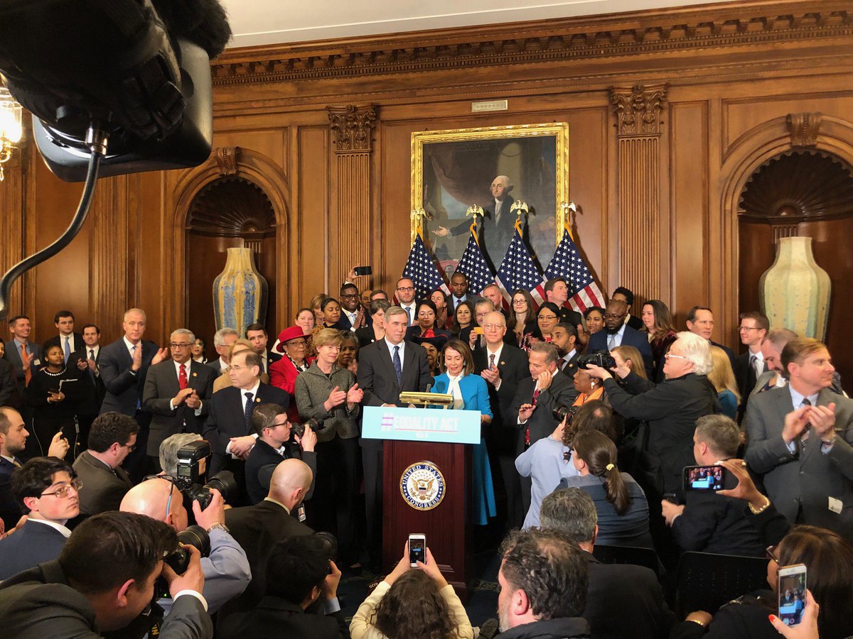 HRC was proud to join the pro-equality majority in Congress for the reintroduction of the Equality Act.