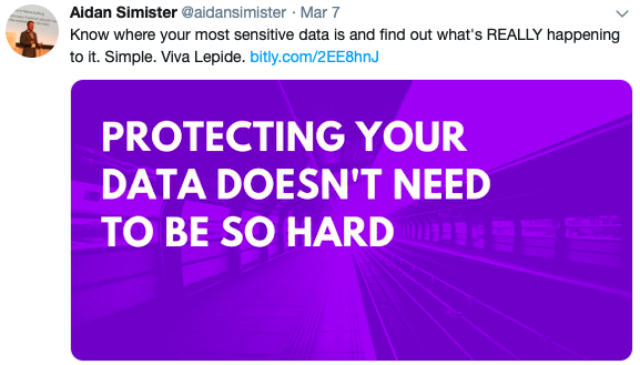 educ307cassm's tweet photo. Funny how shortly after tweeting about digital privacy a promoted add shows up on my time line about "protecting your data" #foodforthought #educ307 #lesson9 https://t.co/nWjImr2DcO