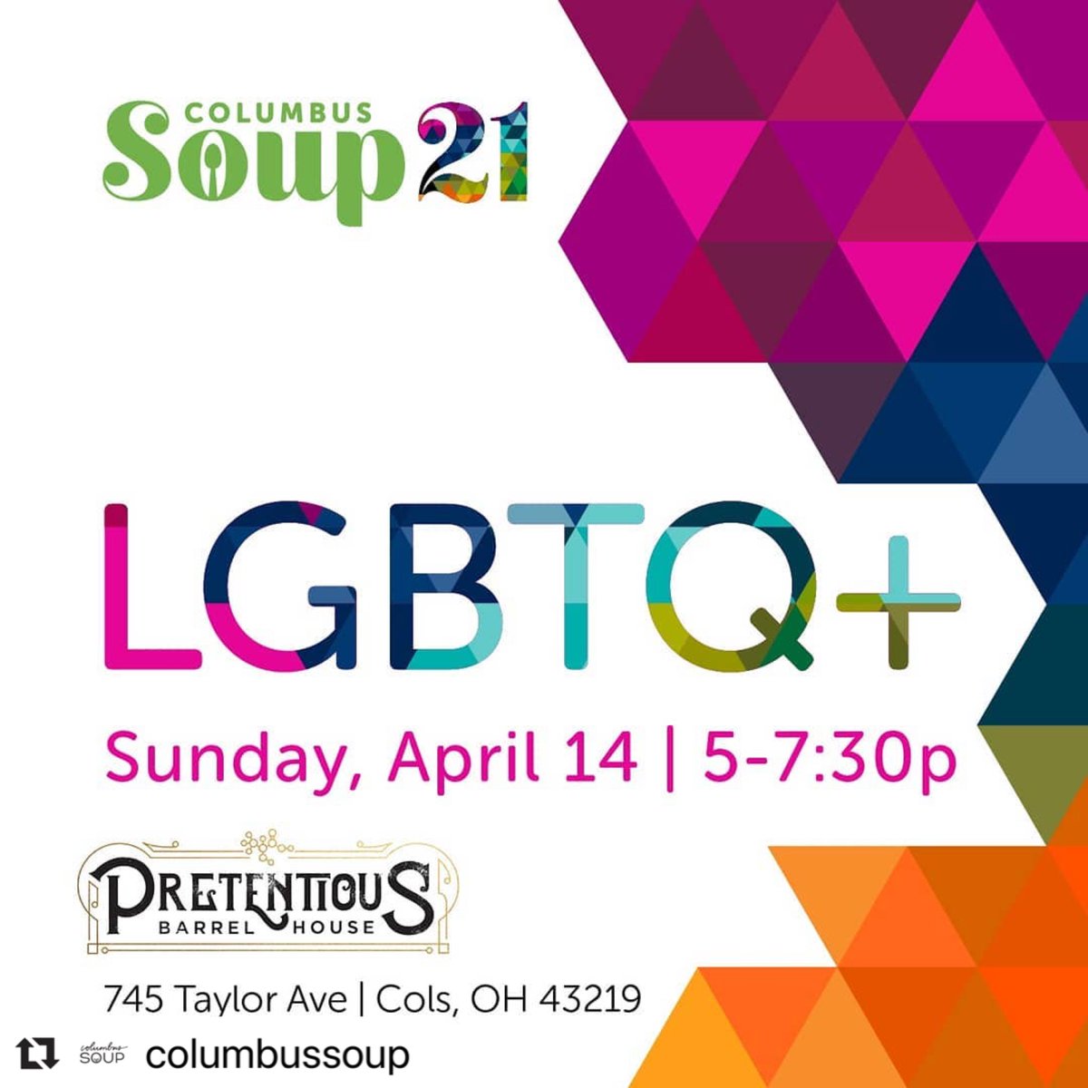 This is always one of our favorite events! And project applications are open for <a href="/ColumbusSOUP/">Columbus SOUP</a> 21