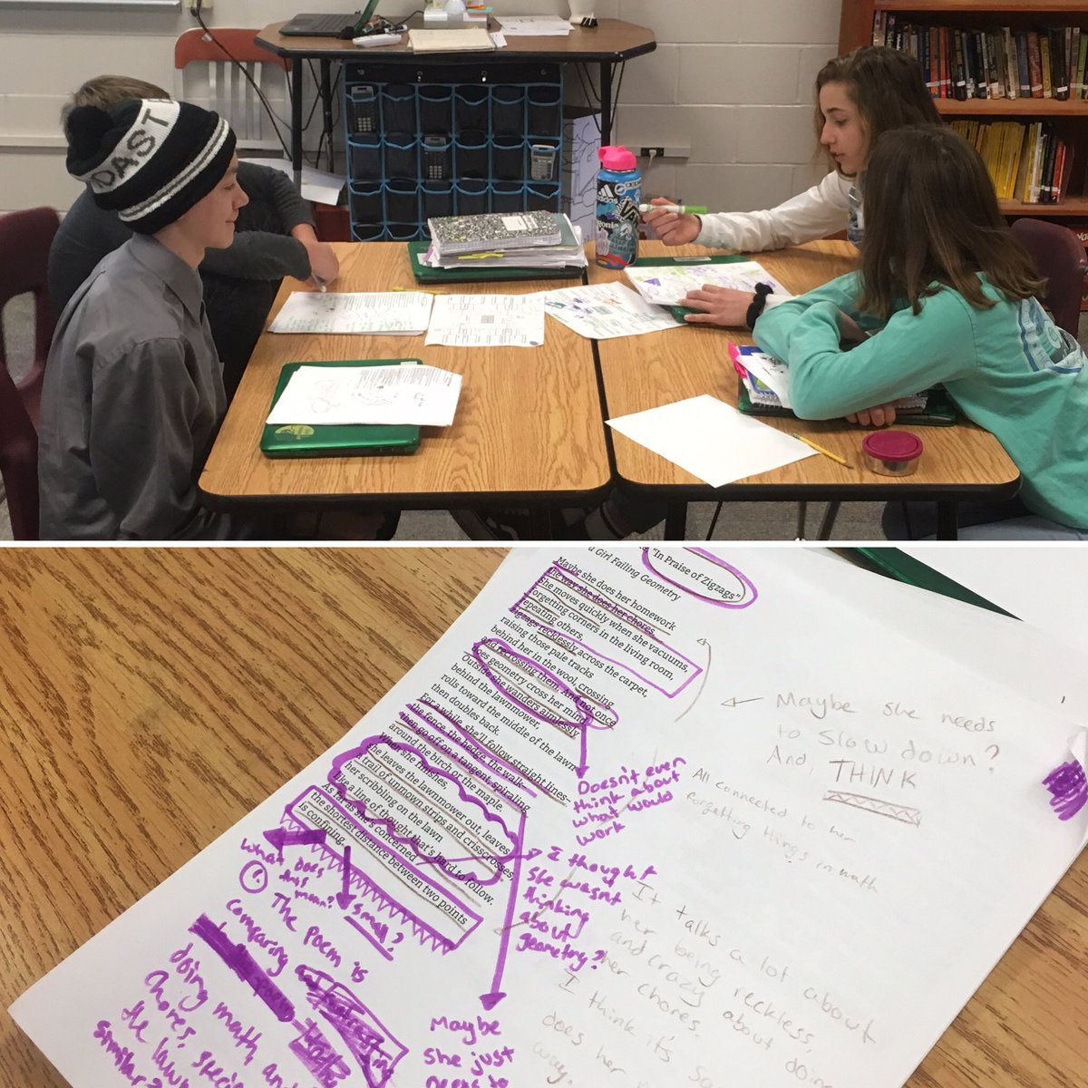 Team_Spark_CHMS's tweet photo. Let’s get ready to read poooooooooeeeeeeems! Which March Madness poem should move on to the next round? Let the arguments begin! #sparkpoetry https://t.co/fudYtDTvvd