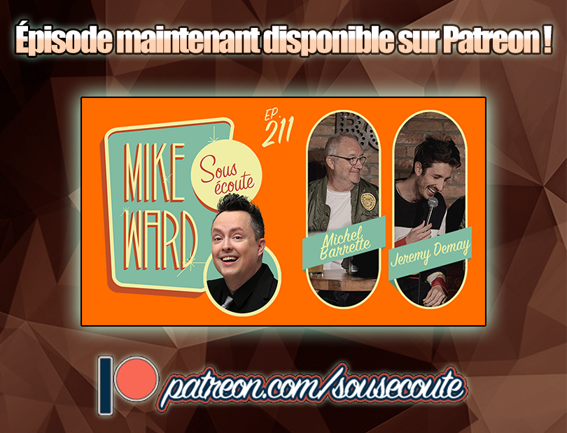 Sous Écoute (@sousecoute) on Twitter photo C'est disponible sur Patreon.com/sousecoute
Merci à Michel Barrette et <a href="/JeremyDemay/">Jeremy Demay</a> d'êtres venus nous voir! C'est disponible sur Patreon.com/sousecoute
Merci à Michel Barrette et <a href="/JeremyDemay/">Jeremy Demay</a> d'êtres venus nous voir!