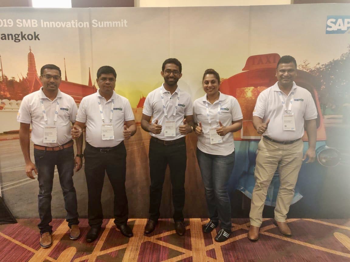 anil_marali's tweet photo. Congratulations @PristineMkt #SriLanka team for winning 2018 Top Partner HANA Adoption Sri Lanka✨ award for #SAPBusinessOne during #SMBSummit2019 Bangkok. @Kumaragecs @Sanathmadhawa You guys rocked!! Cheers 👍👏👏 

#SAPSMBSummit #TheBestRun #SAP @SAPBusinessOne @SAPIndia https://t.co/jqXHo2hb5L