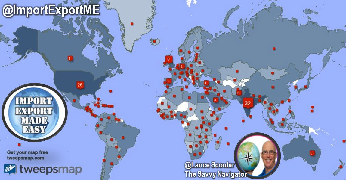 ImportExportME's tweet image. My followers live in 171 countries: 
🇮🇳India 32%
🇺🇲USA 26%
🇬🇧UK 7%
🇦🇺Australia 2%
🇸🇦Saudi Arabia 2%
🇵🇰Pakistan 2%
🇨🇦Canada 2%
🇩🇪Germany 1%
🇹🇷Turkey 1%
🇪🇸Spain 1%
🇲🇽Mexico 1%
🇯🇵Japan 1%
🇳🇬Nigeria 1%
🇧🇷Brazil 1%
🇿🇦South Africa 1%...
tweepsmap.com/!ImportExportME
Get your free @tweepsmap
