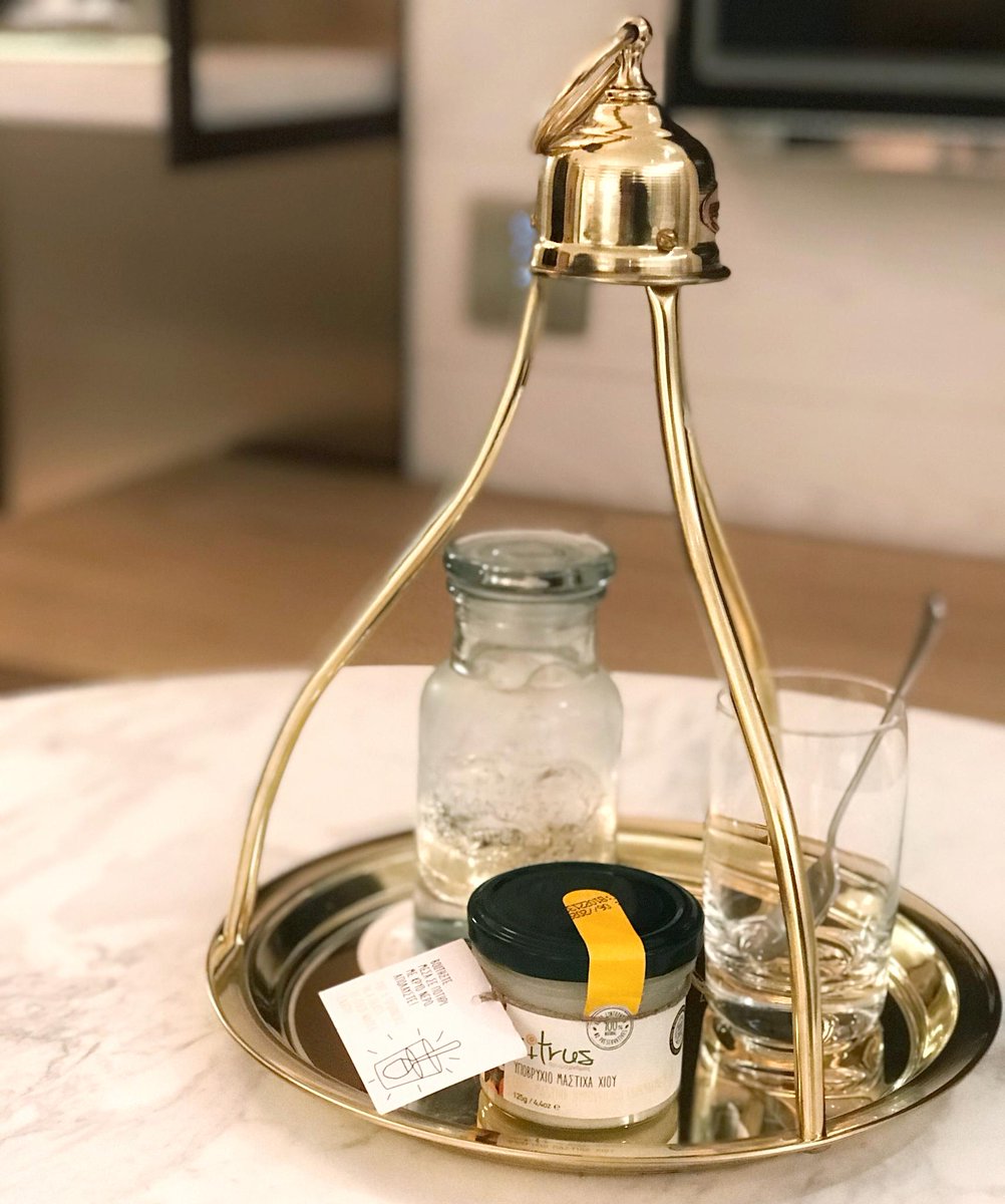 Have you ever heard of the Greek mastiha submarine sweet? All you need to enjoy it is a spoon dipped in a glass of iced water and you will taste a cherished childhood memory of most Greeks!  Enjoy yours as our welcome treat to you! #FSAthens #ComingSoon