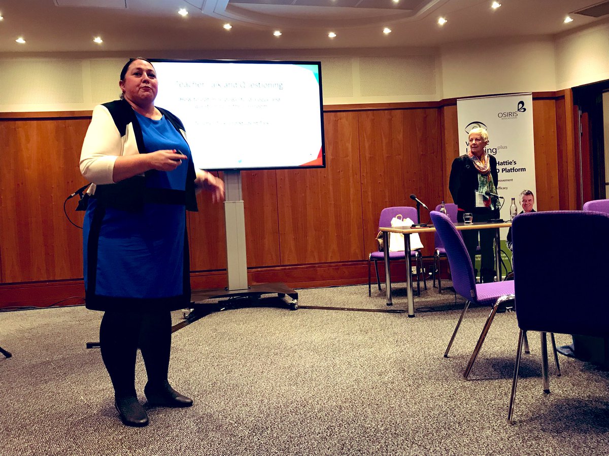 Janet Clinton and Sophie Murphy are taking us to school about SOLO Taxonomy, Teacher Talk, and Student Voice. Fascinating research here that is propelling practice! #VLWorld2019