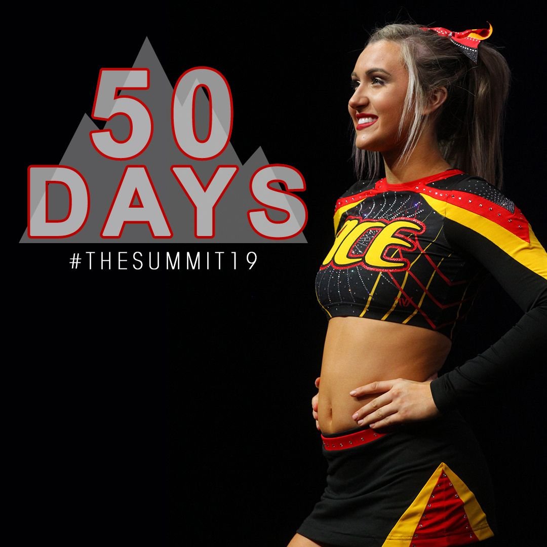 VarsityAllStar's tweet photo. 50 days until #TheSummit19! π€© RT if your team already has a bid! https://t.co/M0KgBpIfQr