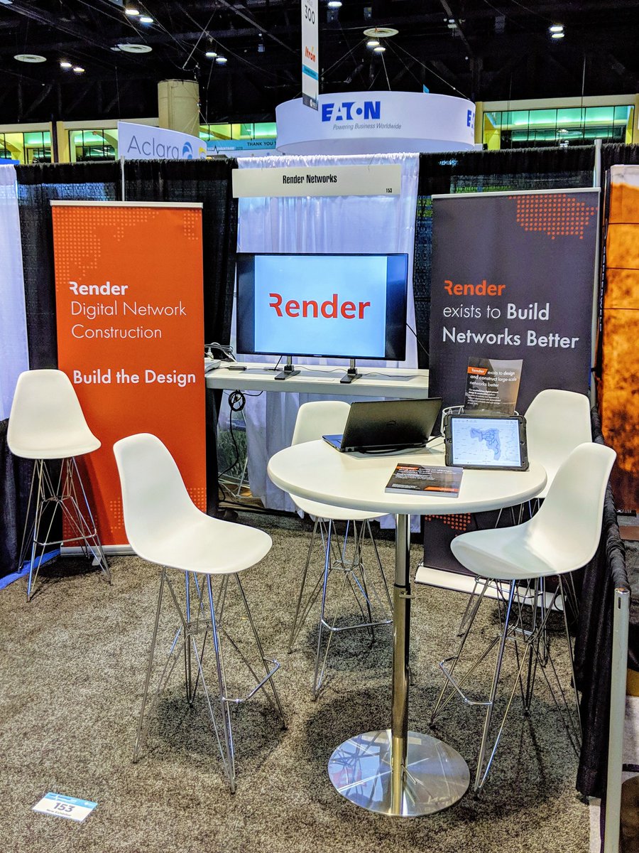 sampratt__'s tweet image. Calm before the day 3 #TechAdvantage2019 storm in Orlando, live #DigitalNetworkConstruction demos on the hour - come and meet team @RenderNetworks at booth #153 @NRECANews
#NRECA19 #TechAdvantage #RuralBroadband #BuildNetworksBetter #RenderNetworks