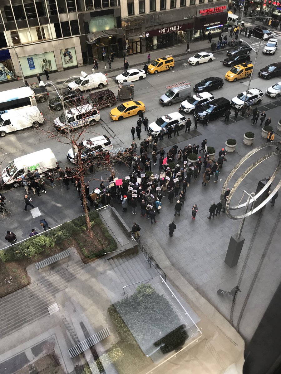 Soros' Media Matters organizes 'massive' protest outside of Fox News