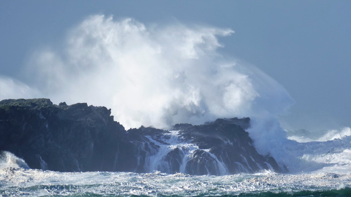 Still heavy seas  in Islay today