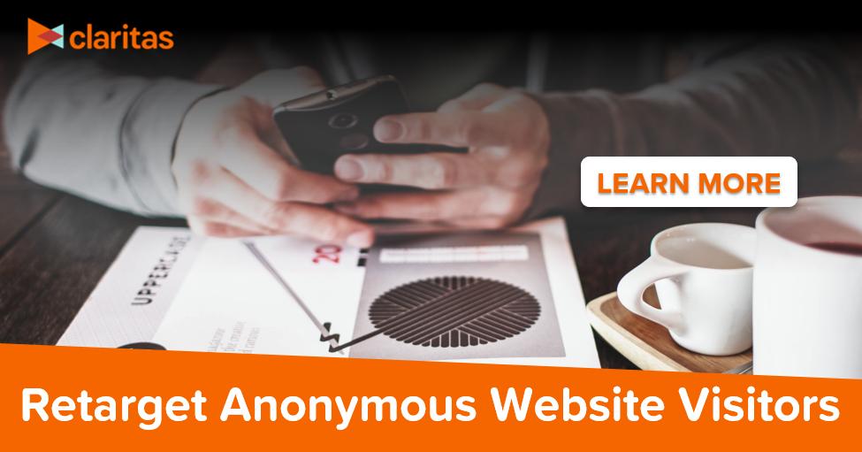 Claritas2_0's tweet image. Identify anonymous website traffic &amp;amp; #retarget those audiences in your next campaign. With #realtime analytics, understand which devices, #conversionpaths &amp;amp; content are most optimal to engage your best customers. Read about Retargeting Solutions bit.ly/2F2pTec