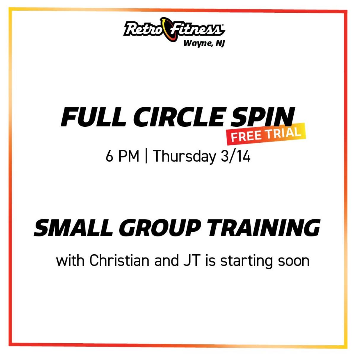 WayneNJ_RF's tweet photo. Here are a few class updates for this month. We’re looking forward to seeing you! See the club for more details about small group training! https://t.co/xquF1filSx