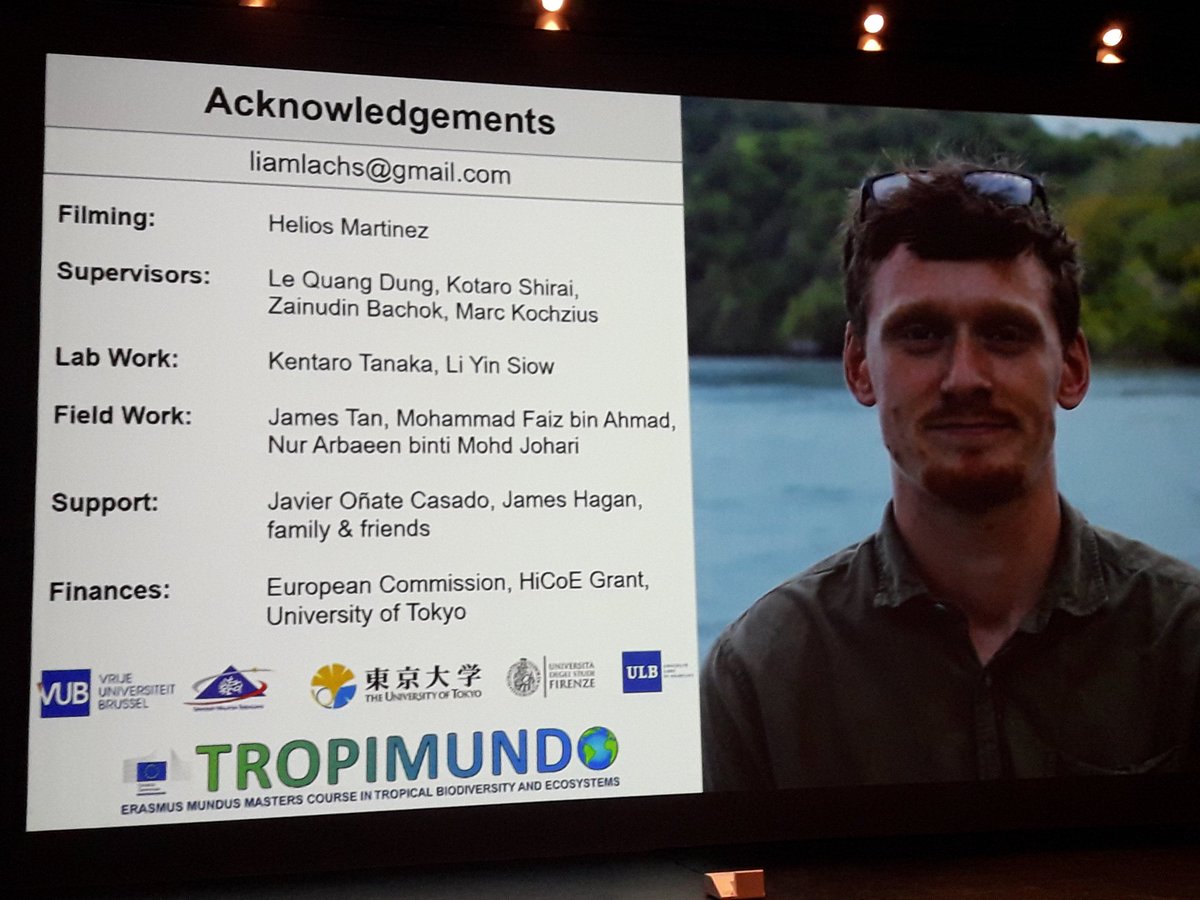 TROPIMUNDO's tweet photo. #TROPIMUNDO Alumnus Liam Lachs wins VLIZ Master Thesis Award 2018 for his research on sewage-derived resort runoff threatening coral reefs in collaboration with @UMT_Official
@SWIMSHKU and @VUBrussel. Award ceremony now taking place at #VMSD19 https://t.co/iA1UUuIVFg