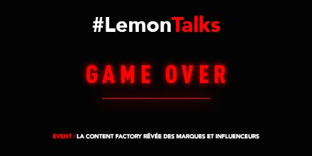 Notre conférence avec <a href="/LADN_EU/">L'ADN 🧬</a> sur l'event &amp; l'influence s'achève 🎤 Bientôt un report complet ! #LemonTalks